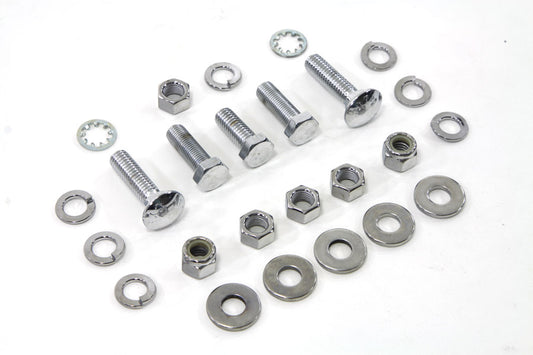 HARLEY Transmission Mount Kit Chrome Fits 1977-1984 FL,   1980-1985 FX,   1984-1985 FXST,