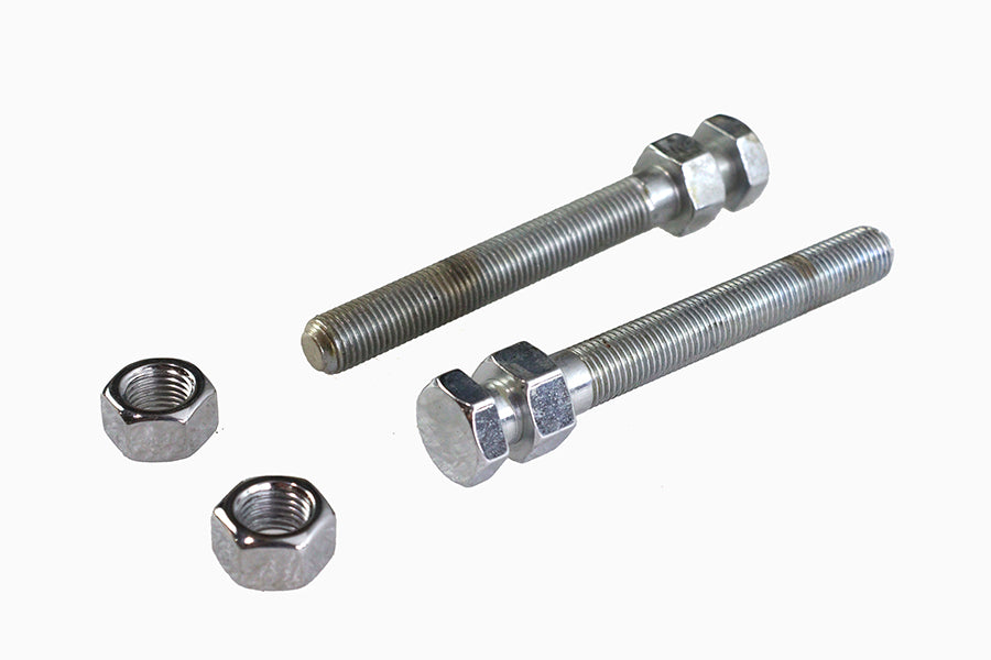 HARLEY Rear Axle Adjuster Screw Chrome Fits 1932-1973 WL,
