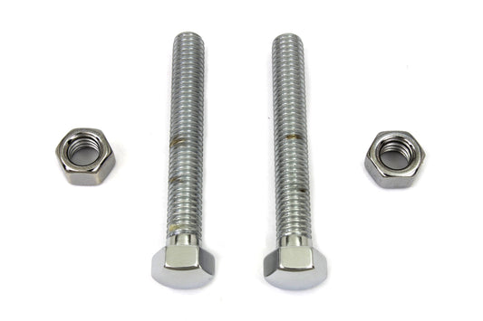 HARLEY Chrome Rear Axle Adjuster Screw Fits 1993-UP FXST,   1993-UP FLST,