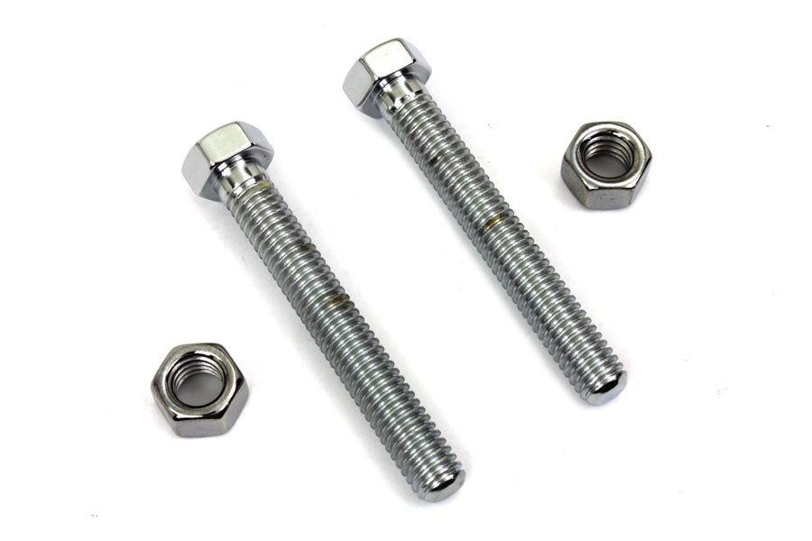 HARLEY Chrome Rear Axle Adjuster Screw Fits 1993-UP FXST,   1993-UP FLST,