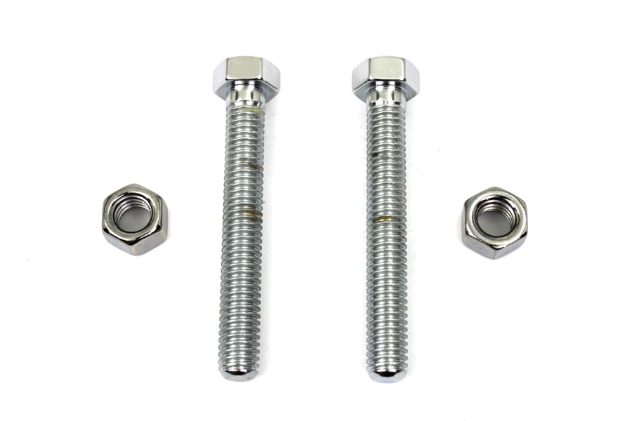 HARLEY Chrome Rear Axle Adjuster Screw Fits 1993-UP FXST,   1993-UP FLST,