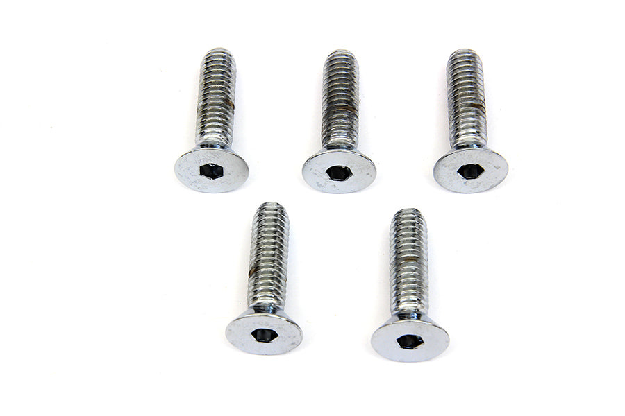 HARLEY Front Disc Brake Screw Kit Chrome Fits 1974-1977 XL,   1974-1977 FX,