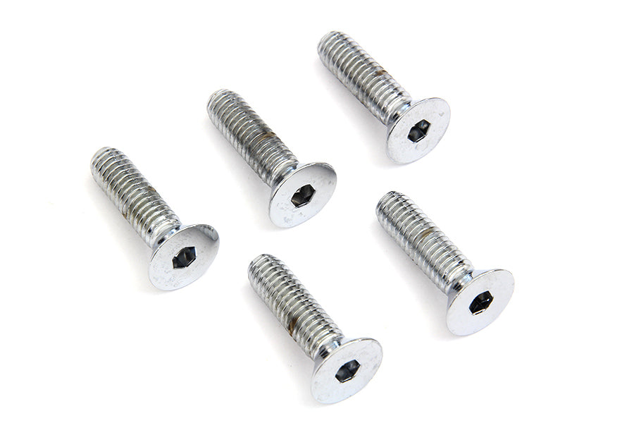 HARLEY Front Disc Brake Screw Kit Chrome Fits 1974-1977 XL,   1974-1977 FX,