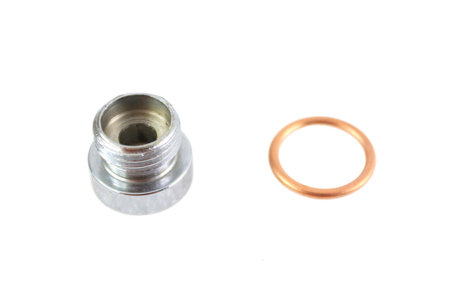 HARLEY Oil Pump Screen Plug Chrome Fits 1952-1965 FL,