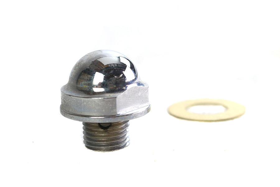 HARLEY Oil Pump Relief Valve Plug Chrome Fits 1954-1967 FL,