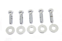 HARLEY Rear Sprocket Bolt and Washer Kit Hex Type fits 1973-1984 FX, cast wheel 1973-1984 FL, cast wheel 1979-1990 XL, cast wheel 1984-1998 FXST, cas