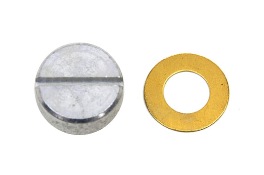 HARLEY Oil Pump Relief Valve Plug Cadmium Fits 1968-1980 FL,   1971-1980 FX,