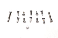 HARLEY Transmission Top Cover Screw Kit Chrome Fits 1941-1955 FL,   1936-1940 EL,   1937-1948 UL,
