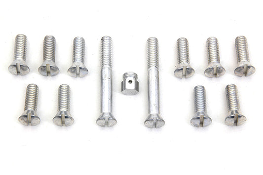 HARLEY Transmission Top Cover Screw Kit Cadmium Fits 1941-1955 FL,   1936-1940 EL,   1937-1948 UL,
