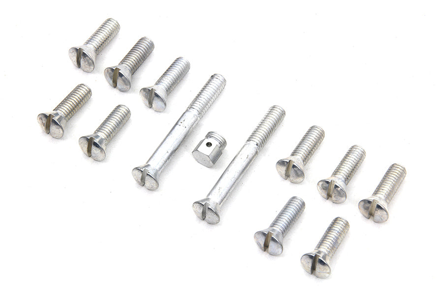 HARLEY Transmission Top Cover Screw Kit Cadmium Fits 1941-1955 FL,   1936-1940 EL,   1937-1948 UL,