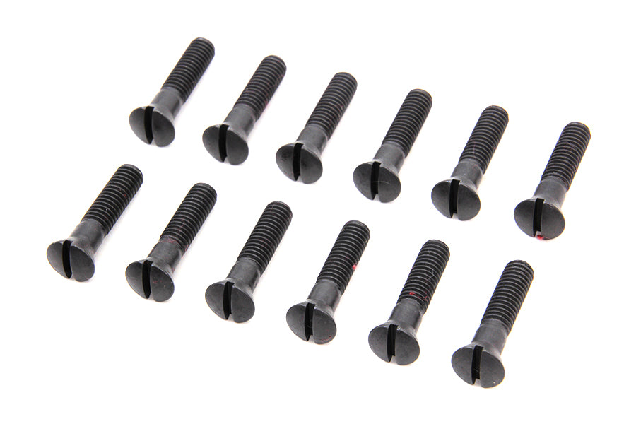 HARLEY Cam Cover Screw Kit Parkerized Fits 1936-1940 EL,   1941-1969 FL,