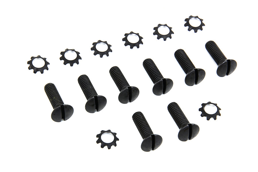 HARLEY Tappet Block Screw Kit Parkerized Fits 1937-1952 WL,   1937-1973 G,   1936-1952 EL,   1941-19