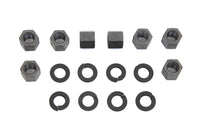 HARLEY Replica Cylinder Base Nut Kit Parkerized Fits 1957-1985 XL,   1929-1952 WL,   1929-1973 G,
