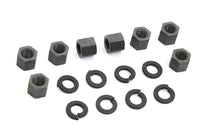 HARLEY Replica Cylinder Base Nut Kit Parkerized Fits 1957-1985 XL,   1929-1952 WL,   1929-1973 G,