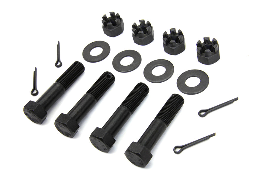 HARLEY Lower Motor Mount Kit Parkerized Fits 1930-1936 VL, Lower only 1936-1952 WL, Lower only 1936-