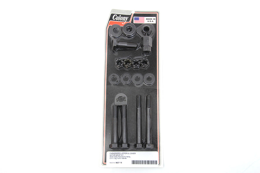 HARLEY Motor Mount Kit Parkerized Fits 1936-1940 EL,   1941-1969 FL,