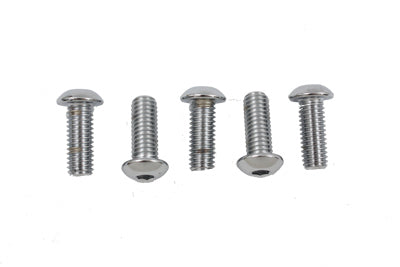 HARLEY Rear Disc Bolt Kit Allen Style Chrome Fits 1984-1991 FXST,   1986-1991 FLST,   1984-1994 FXR,