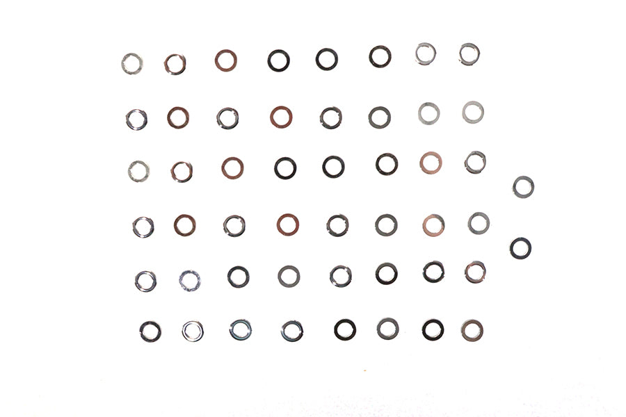 HARLEY Chrome Flat Washer 1/4 inch Inner Diameter Fits 0-  All, Models
