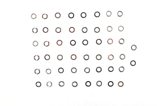 HARLEY Chrome Flat Washer 1/4 inch Inner Diameter Fits 0-  All, Models
