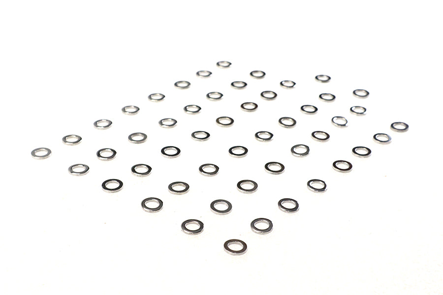 HARLEY Chrome Flat Washer 1/4 inch Inner Diameter Fits 0-  All, Models