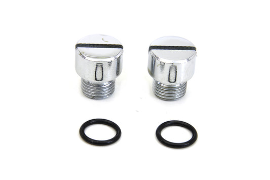 HARLEY Oil Pump Check and Relief Valve Plug Chrome Fits 1981-1984 FL,   1981-1984 FX,   1986-1998 FL