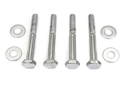 HARLEY Transmission Top Cover Screw Kit Chrome Fits 1979-1984 FL,   1979-1984 FX,