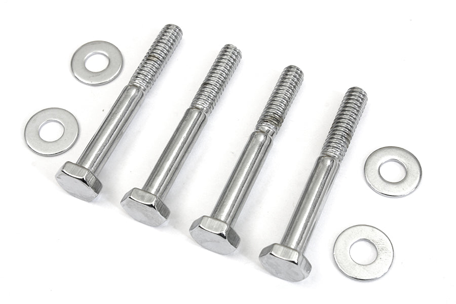 HARLEY Transmission Top Cover Screw Kit Chrome Fits 1979-1984 FL,   1979-1984 FX,