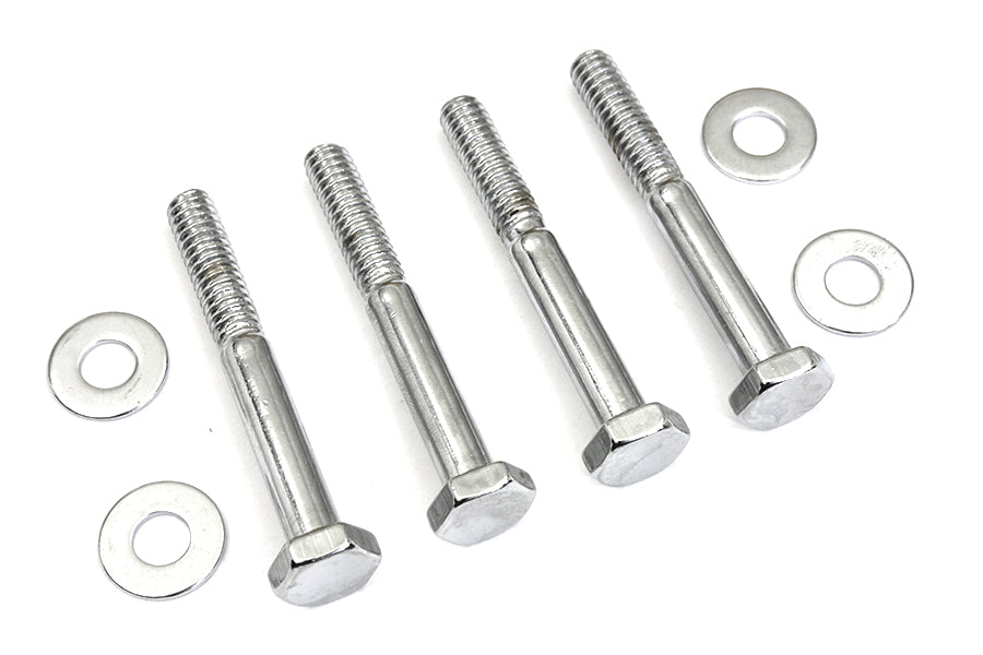 HARLEY Transmission Top Cover Screw Kit Chrome Fits 1979-1984 FL,   1979-1984 FX,
