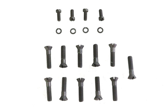 HARLEY Cam Cover Screw Kit Parkerized Fits 1932-1952 W,   1932-1973 G,   1937-1948 U,