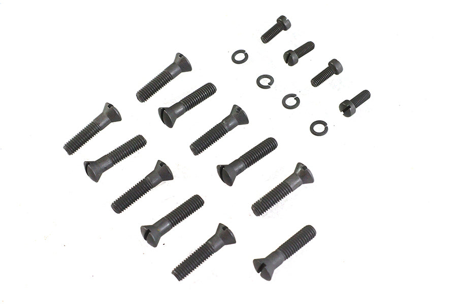 HARLEY Cam Cover Screw Kit Parkerized Fits 1932-1952 W,   1932-1973 G,   1937-1948 U,