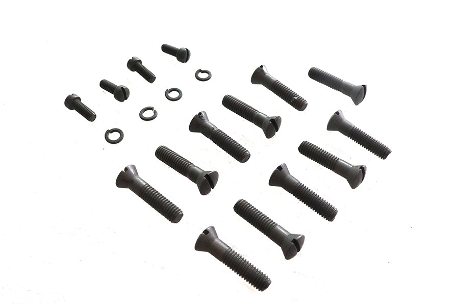 HARLEY Cam Cover Screw Kit Parkerized Fits 1932-1952 W,   1932-1973 G,   1937-1948 U,