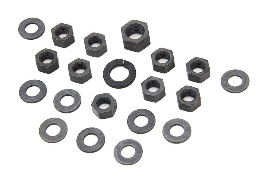 HARLEY Parkerized Transmission Side Cover Kit Fits 1936-1940 EL,   1937-1948 UL,   1941-1984 FL,   1