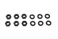 HARLEY Oil Pump Nut Set Parkerized Fits 1937-1948 UL,   1971-1941 FL,