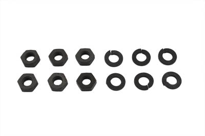 HARLEY Oil Pump Nut Set Parkerized Fits 1937-1948 UL,   1971-1941 FL,