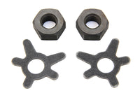 HARLEY Brake Shaft Nut and Lock Kit Parkerized Fits 1938-1948 UL,   1936-1940 EL,   1941-1957 FL,