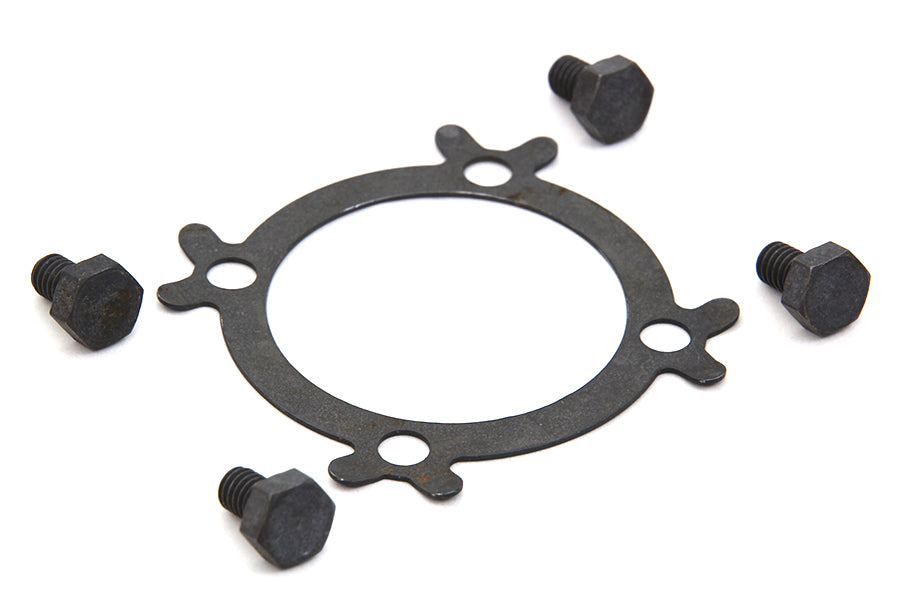 HARLEY Linkert Air Cleaner Mount Screw and Lock Kit Fits 1936-1940 EL,   1941-1955 FL,   1936-1952 W