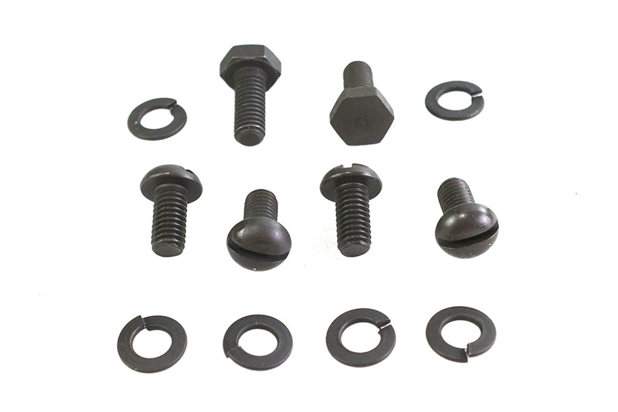 HARLEY Parkerized Distributor Screws Fits 1936-1940 EL,   1941-1965 FL,   1938-1948 UL,