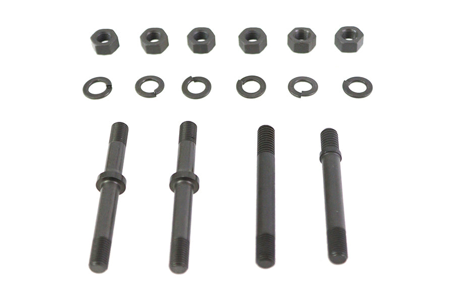 HARLEY Sprocket Cover Stud Nut Kit Parkerized Fits 1929-1973 G,   1929-1952 WL,
