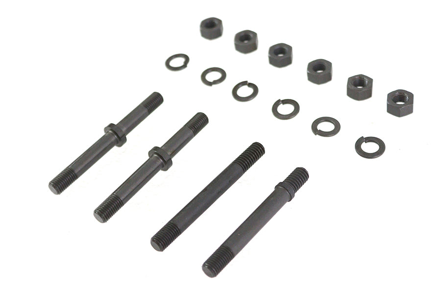 HARLEY Sprocket Cover Stud Nut Kit Parkerized Fits 1929-1973 G,   1929-1952 WL,