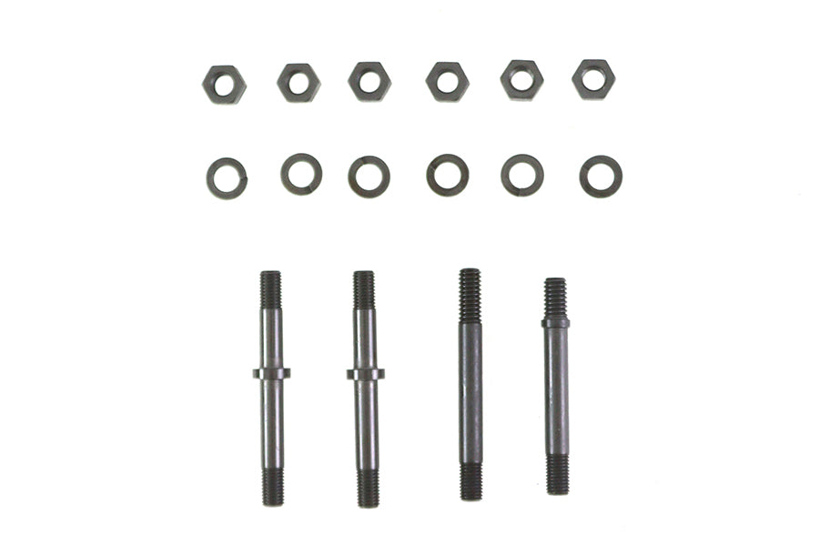 HARLEY Sprocket Cover Stud Nut Kit Parkerized Fits 1929-1973 G,   1929-1952 WL,