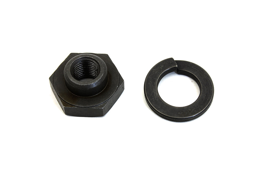 HARLEY Seat Post Rod Lock Nut and Lock Washer Fits 1936-1940 EL,   1941-1981 FL,   1937-1948 UL,   1