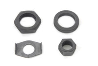 HARLEY Parkerized Rear Axle Nut and Lock Kit Fits 1936-1940 EL,   1941-1972 FL,   1971-1972 FX,   19