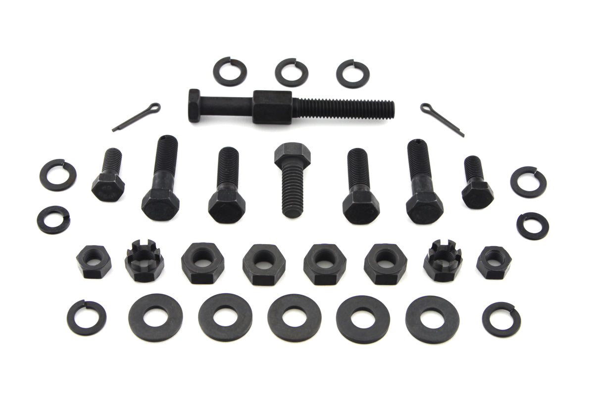 HARLEY Transmission Mount Kit Parkerized Fits 1936-1940 EL,   1937-1948 UL,   1941-1964 FL,