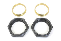 HARLEY Parkerized Intake Manifold Nut and Seal Kit Fits 1930-1936 VL,   1937-1948 UL,   1936-1939 EL
