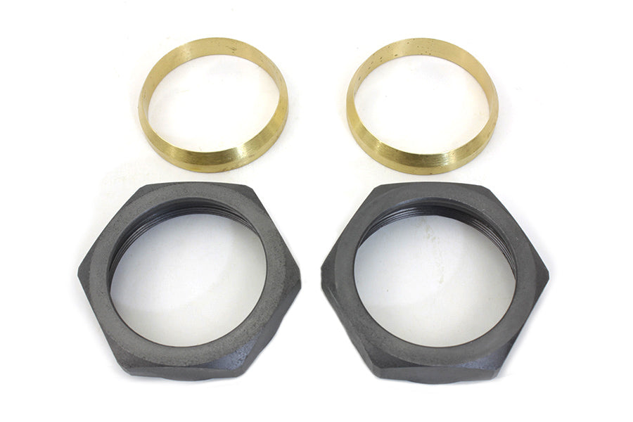 HARLEY Parkerized Intake Manifold Nut and Seal Kit Fits 1930-1936 VL,   1937-1948 UL,   1936-1939 EL
