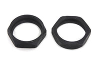 HARLEY Parkerized Manifold Nuts Fits 1941-1954 FL,   1940-1952 EL,   1953-1956 K,