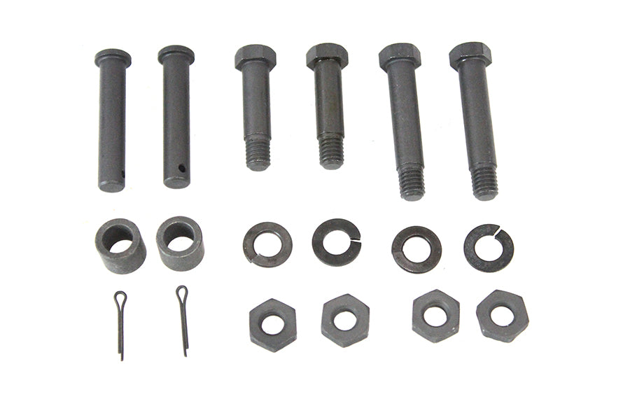 HARLEY Parkerized Footboard Hinge Bolt Kit Fits 1936-1940 EL,   1941-1964 FL,   1936-1948 UL,   1929