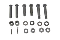 HARLEY Parkerized Footboard Hinge Bolt Kit Fits 1936-1940 EL,   1941-1964 FL,   1936-1948 UL,   1929