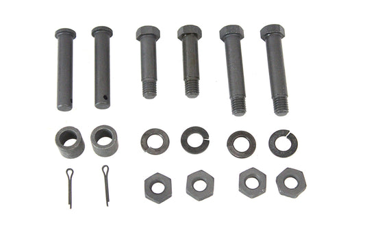 HARLEY Parkerized Footboard Hinge Bolt Kit Fits 1936-1940 EL,   1941-1964 FL,   1936-1948 UL,   1929