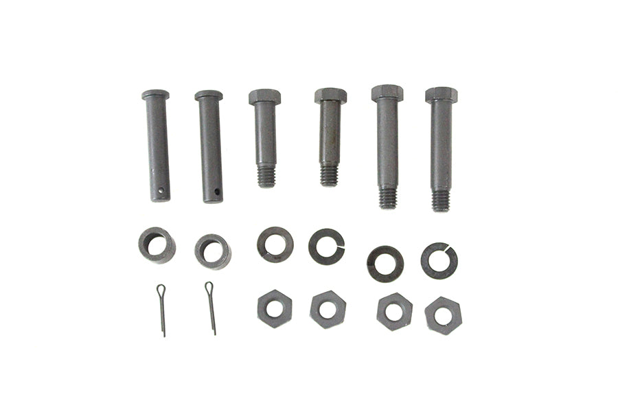 HARLEY Parkerized Footboard Hinge Bolt Kit Fits 1936-1940 EL,   1941-1964 FL,   1936-1948 UL,   1929